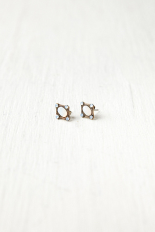 Crystal Stone Studs