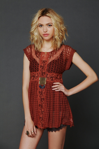FP New Romantics Light as Air Babydoll Top
