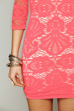 Coral over Ivory