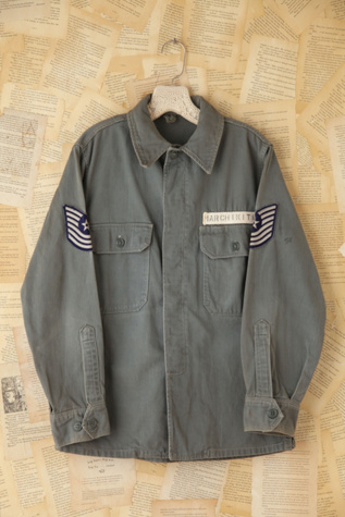 Free People Vintage Military Patched Cargo Jacket in vintage-jackets