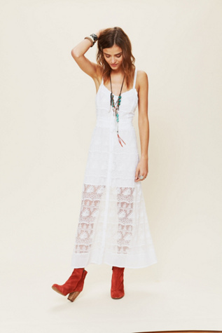 Free People Prairie Mesh Dress