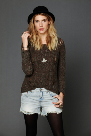 Marled Cables Pullover