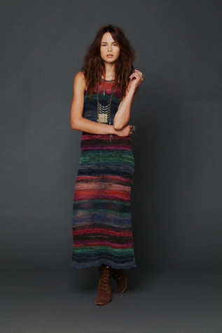 Striped Maxi