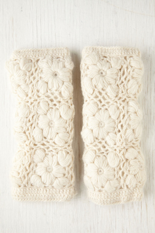 Crochet Fleece Armwarmer