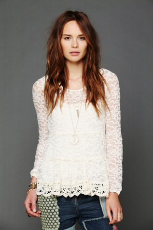Lace Tier Top