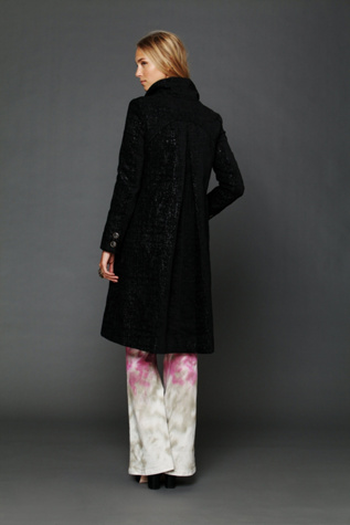 Long Winter Embroidered Coat