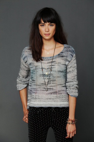 Crochet Back Pattern Pullover