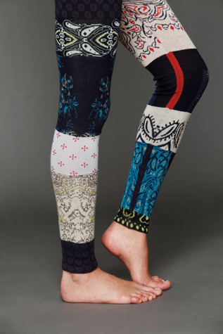 Patchwork Sweater Legging