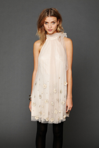 Tulle Paillette Sleeveless Dress