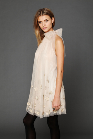 Tulle Paillette Sleeveless Dress