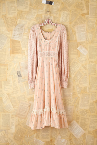 Free People Vintage Double Floral Maxi Dress in Vintage-Dresses