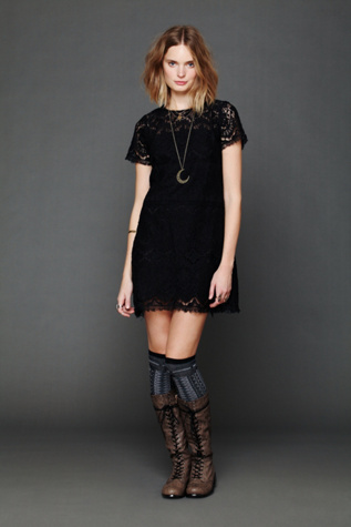 Straight Laced Shift Dress