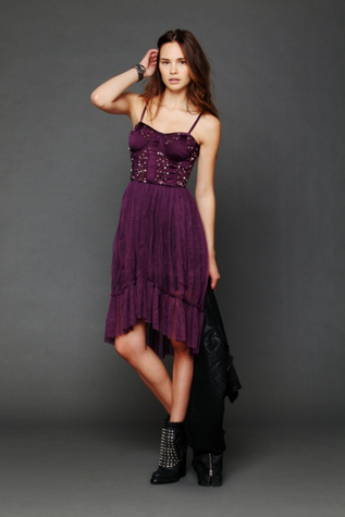High Low Embellished Slip