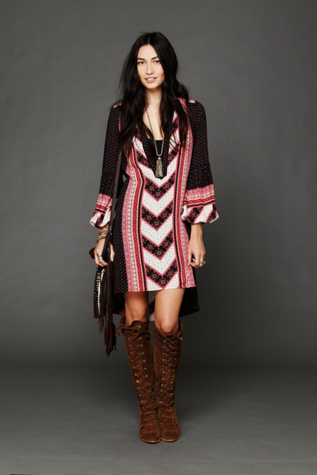 Peacemaker Print Shapeless Dress