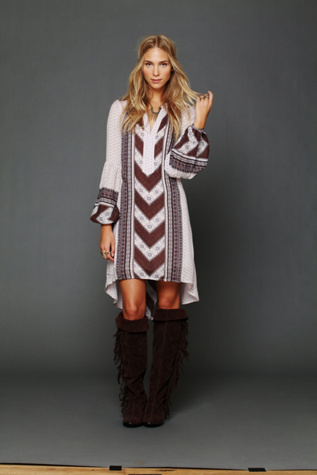 Peacemaker Print Shapeless Dress
