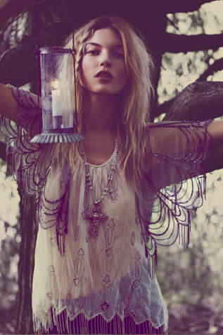 Beaded Fringe Flapper Tank