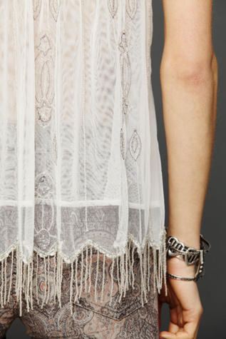 Beaded Fringe Flapper Tank