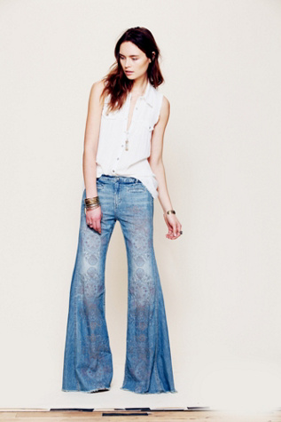 Printed Extreme Vintage Flare