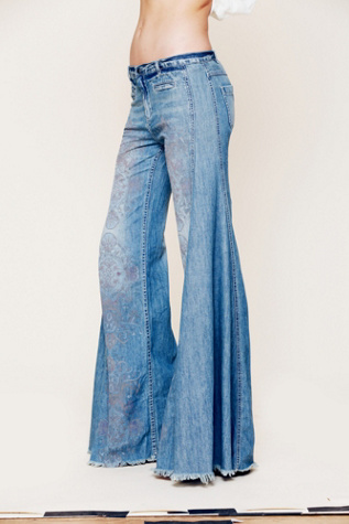 Printed Extreme Vintage Flare