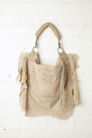Ripped Lace Hobo