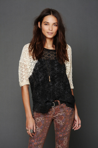 We The Free Crochet Love Raglan