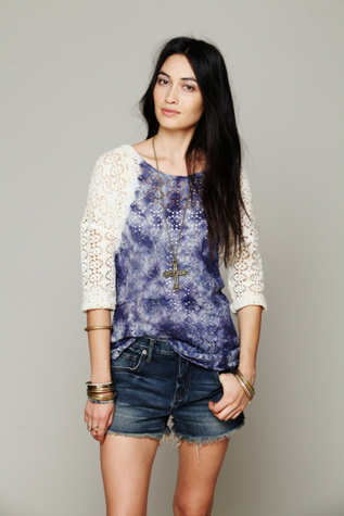 We The Free Crochet Love Raglan