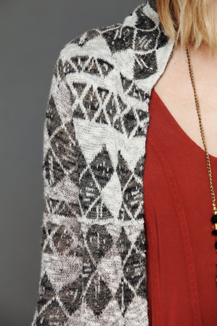 Check This Pattern Maxi Cardigan