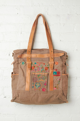 Peace Stitch Tote