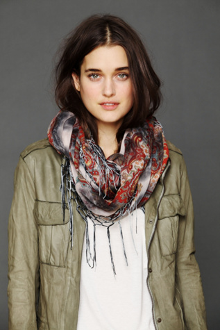Paisley Tie Dyed Scarf