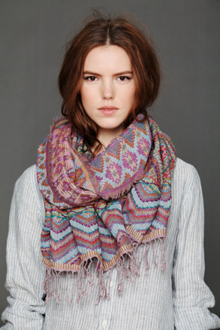 Woven Stitch Scarf in sale-sale-under-50