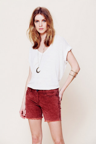 Corduroy Motorcycle Short