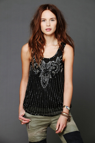 Stardust Pleated Tank