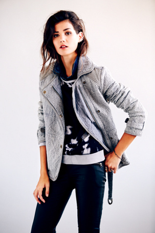 Slouched and Quilted Motorcycle Jacket in jackets-2