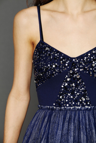 Embellished Tulle Slip
