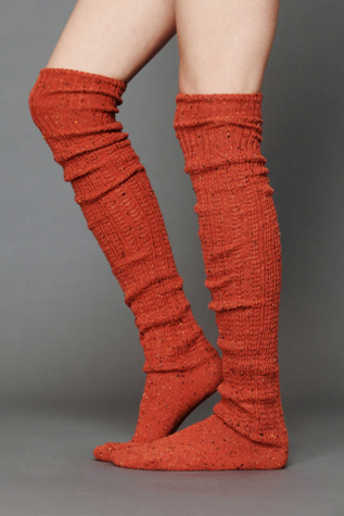 Free People Speckled Slouch Tall Sock in Leggings-Socks
