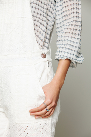 Straight Eyelet Overall