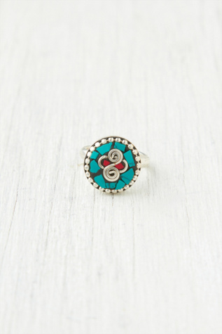 Turquoise Round Ring