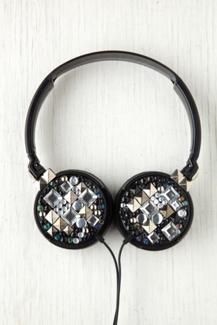 Large Studded Earphones