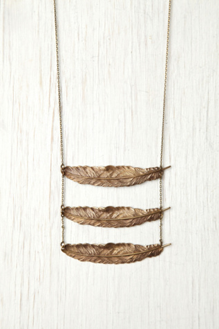 Feather Breastplate Necklace