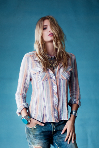 Midwest Buttondown in tangled-up-in-blues