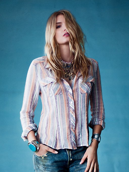 Midwest Buttondown in tangled-up-in-blues