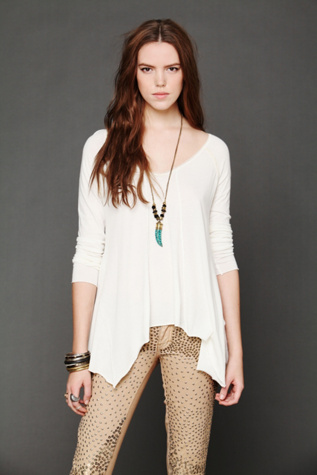 Drapey Jagged Hem