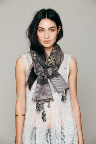 Free People Batik Print Scarf in Printed-Scarves