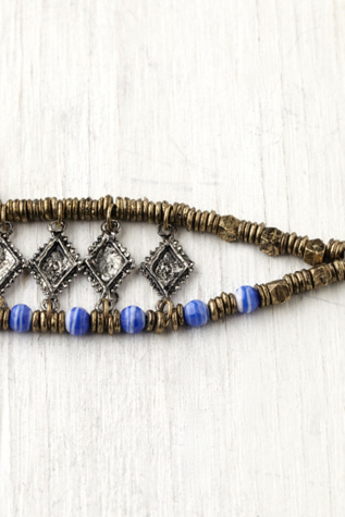 Bead and Triangle Disco Bracelet