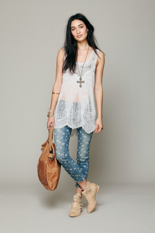 Embroidered Tunic Top