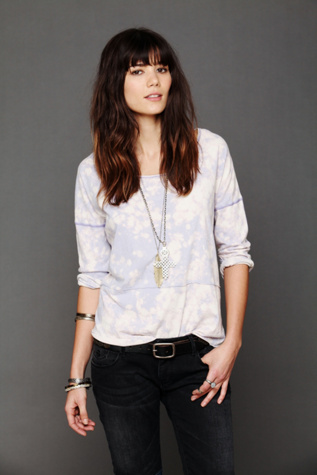 Foam Wash 3/4 Sleeve Top