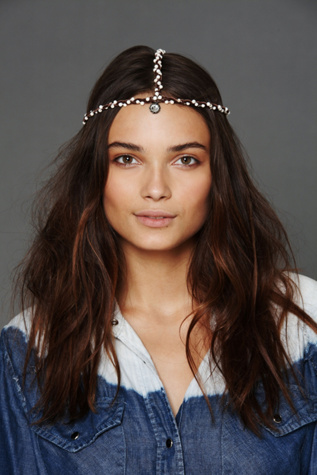 Pearl Leather Headpiece