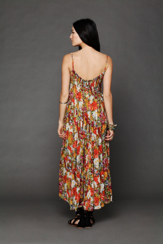 FP ONE Criss Cross Florals Maxi Dress