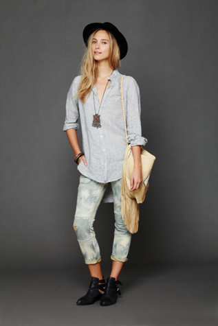 Fall In Line Buttondown Tunic