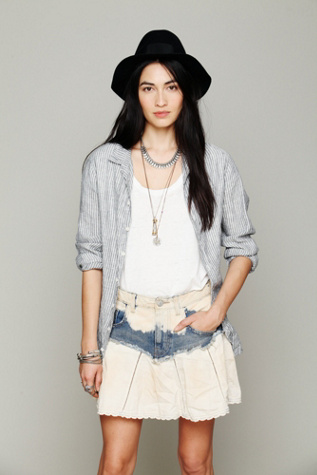 Mississippi Denim Swing Skirt
